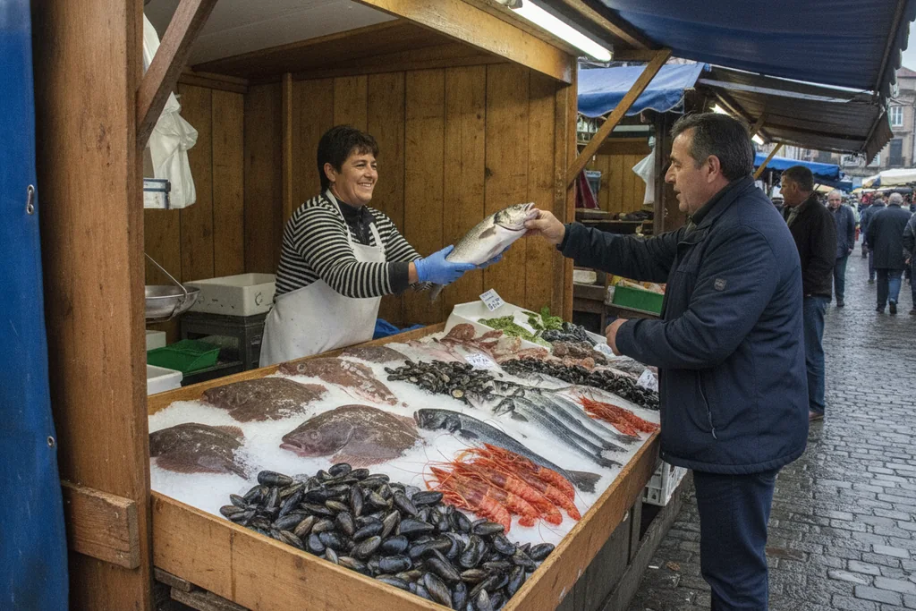 Gastronomía y mercados cerca de Coristanco: qué probar