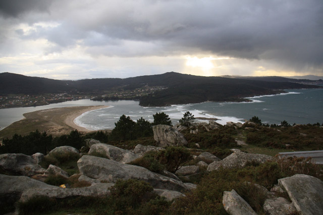 Foto de la playa de Monte Blanco, en la Costa da Morte, en A Coruña